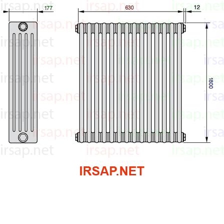 Радиатор IRSAP Tesi 51800/14 T23 CL 01